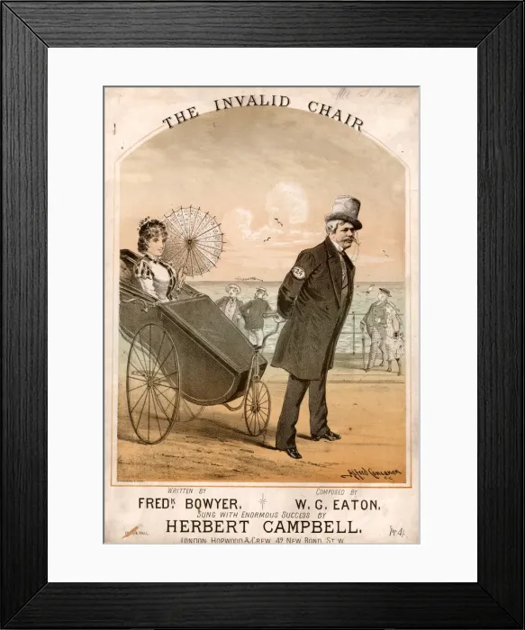 Framed Print : Original Sheet Music Cover - The Seaside Framed Print : Original Sheet Music Cover - The Seaside