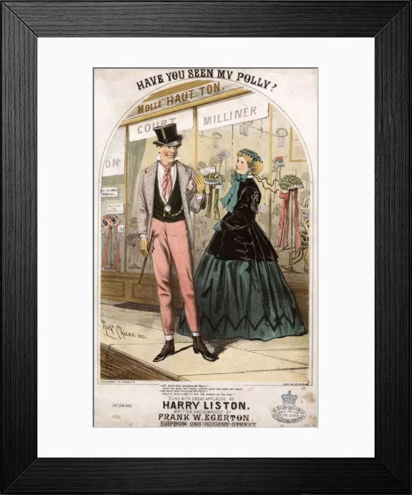 Framed Print : Original Sheet Music Cover Framed Print : Original Sheet Music Cover