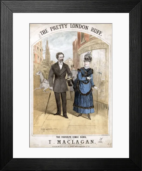 Framed Print : Original Sheet Music Cover Framed Print : Original Sheet Music Cover
