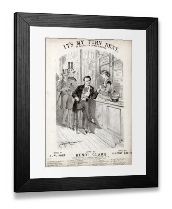 Framed Print : Original Sheet Music Cover Framed Print : Original Sheet Music Cover