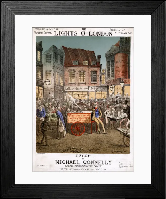 Framed Print : Original Sheet Music Cover - Street Traders etc Framed Print : Original Sheet Music Cover - Street Traders etc