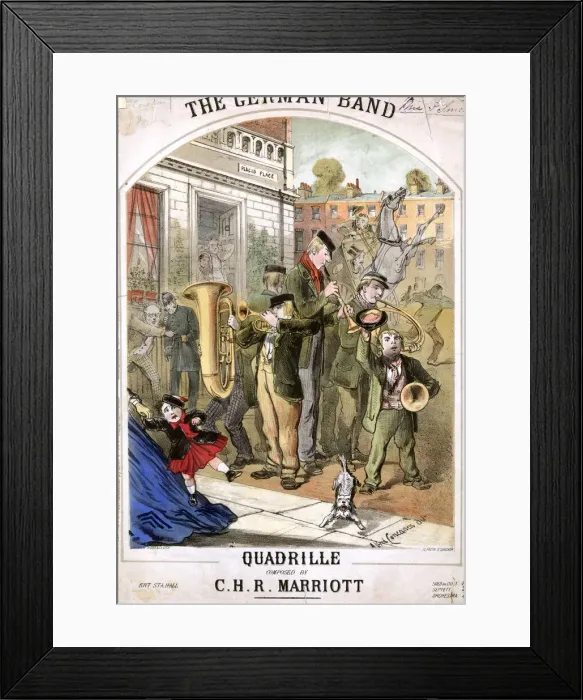 Framed Print : Original Sheet Music Cover - Street Traders etc Framed Print : Original Sheet Music Cover - Street Traders etc