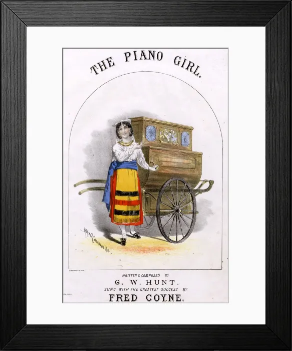 Framed Print : Original Sheet Music Cover - Street Traders etc Framed Print : Original Sheet Music Cover - Street Traders etc