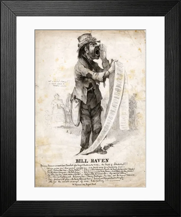 Framed Print : Original Sheet Music Cover - Street Traders etc Framed Print : Original Sheet Music Cover - Street Traders etc