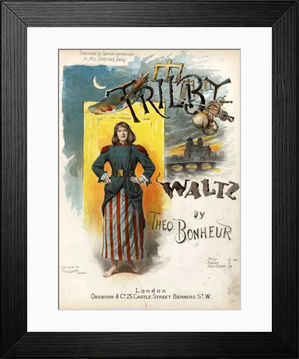 Framed Print : Original Sheet Music Cover Framed Print : Original Sheet Music Cover