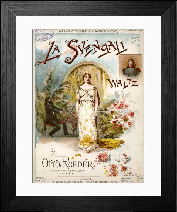 Framed Print : Original Sheet Music Cover Framed Print : Original Sheet Music Cover