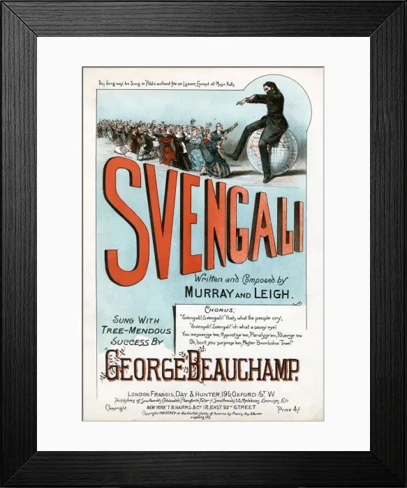 Framed Print : Original Sheet Music Cover Framed Print : Original Sheet Music Cover