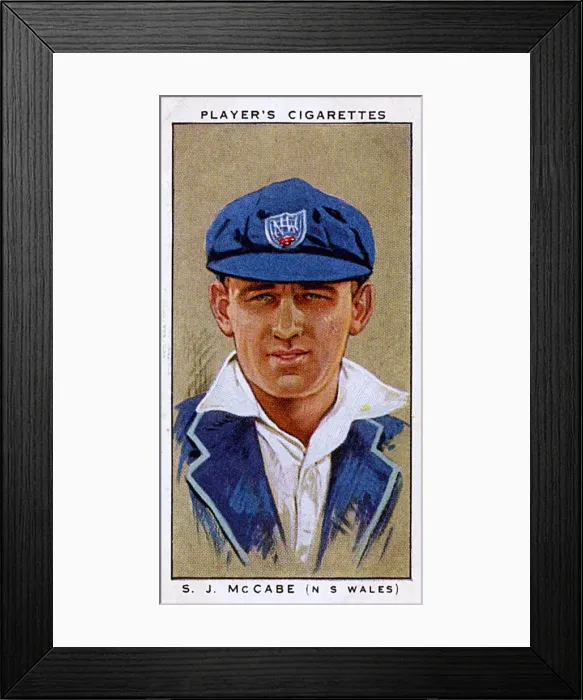 Framed Print : S J McCabe, Australian cricketer, New South Wales Framed Print : S J McCabe, Australian cricketer, New South Wales