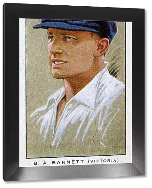B A Barnett, Australian cricketer, Victoria