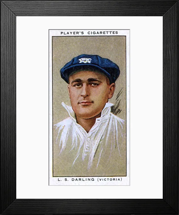 Framed Print : Ls Darling, Australian cricketer, Victoria Framed Print : Ls Darling, Australian cricketer, Victoria