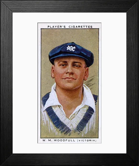 Framed Print : W M Woodfull, Australian cricketer, Victoria Framed Print : W M Woodfull, Australian cricketer, Victoria