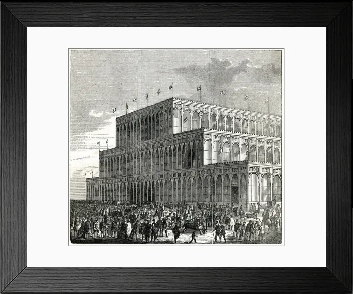 Framed Print : Great Exhibition, Hyde Park 1851 Framed Print : Great Exhibition, Hyde Park 1851