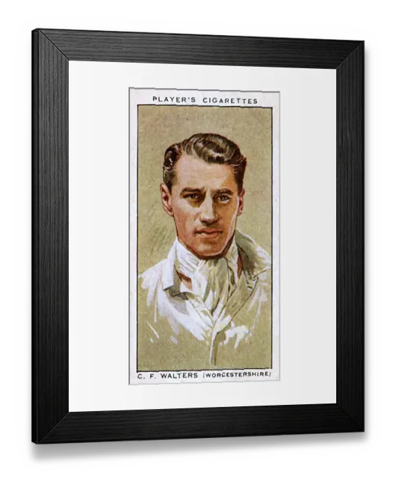 Framed Print : C F Walters, Worcestershire County and England cricketer Framed Print : C F Walters, Worcestershire County and England cricketer