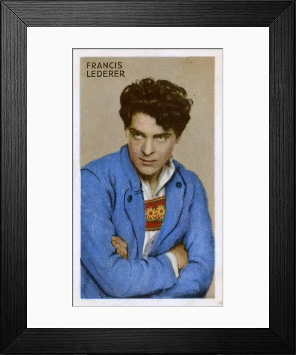 Framed Print : Francis Lederer, Czech film actor Framed Print : Francis Lederer, Czech film actor