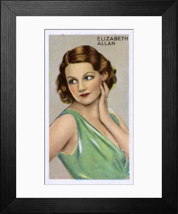 Framed Print : Elizabeth Allan, British actress Framed Print : Elizabeth Allan, British actress