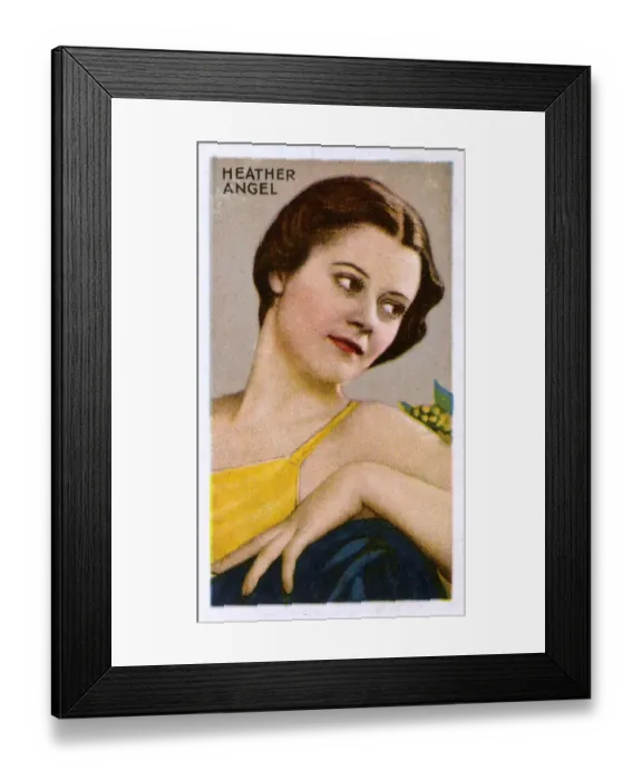 Framed Print : Heather Angel, English actress Framed Print : Heather Angel, English actress