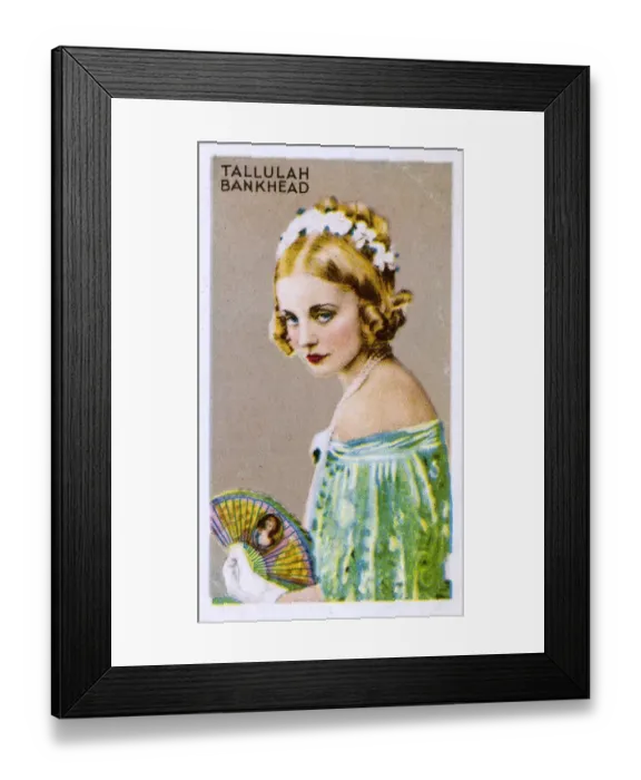 Framed Print : Tallulah Bankhead, American actress Framed Print : Tallulah Bankhead, American actress