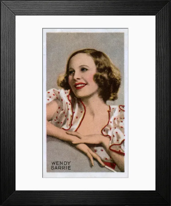 Framed Print : Wendy Barrie, English actress Framed Print : Wendy Barrie, English actress