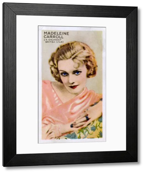 Framed Print : Madeleine Carroll, English actress Framed Print : Madeleine Carroll, English actress