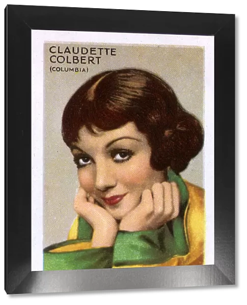 Claudette Colbert, French actress
