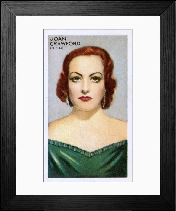 Framed Print : Joan Crawford, American actress Framed Print : Joan Crawford, American actress