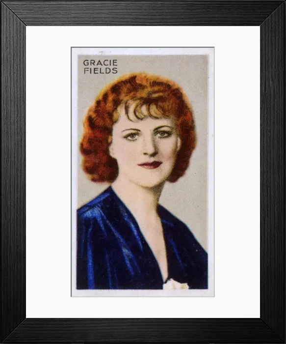 Framed Print : Gracie Fields, English actress and singer Framed Print : Gracie Fields, English actress and singer