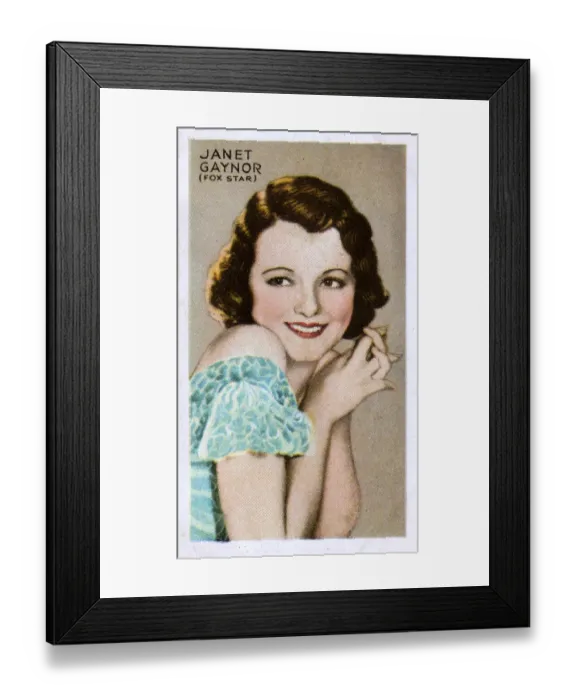 Framed Print : Janet Gaynor, American actress Framed Print : Janet Gaynor, American actress