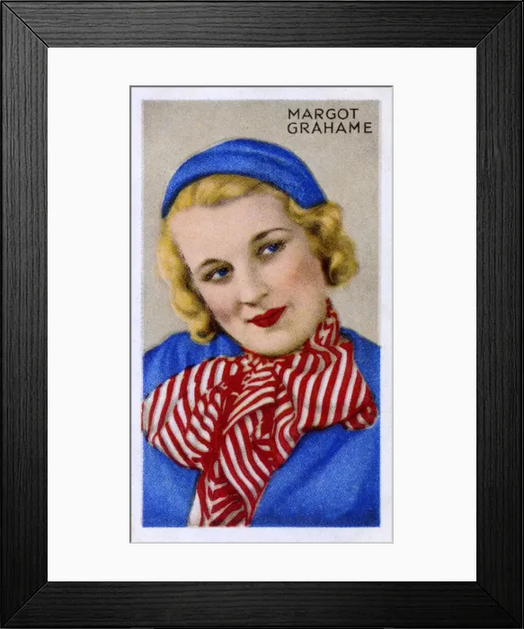 Framed Print : Margot Grahame, English actress Framed Print : Margot Grahame, English actress