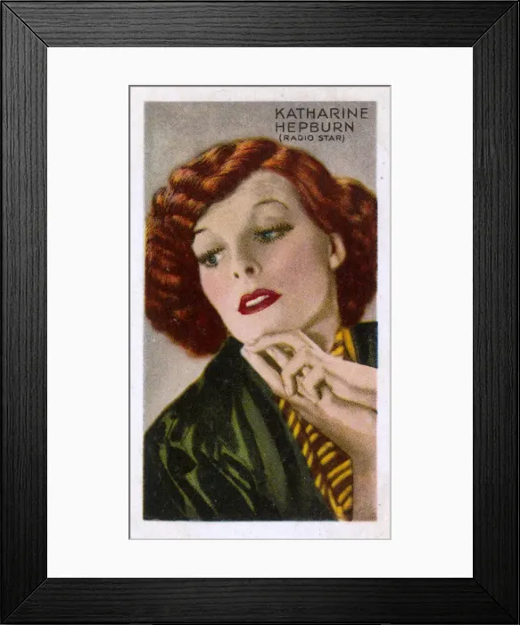 Framed Print : Katharine Hepburn, American actress Framed Print : Katharine Hepburn, American actress
