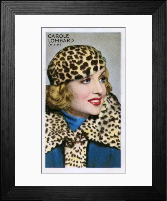 Framed Print : Carole Lombard, American actress Framed Print : Carole Lombard, American actress