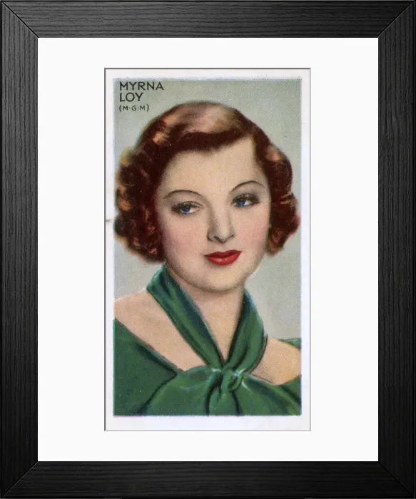 Framed Print : Myrna Loy, American actress Framed Print : Myrna Loy, American actress
