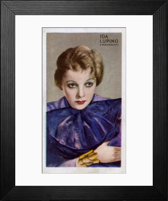 Framed Print : Ida Lupino, English-American actress and singer Framed Print : Ida Lupino, English-American actress and singer