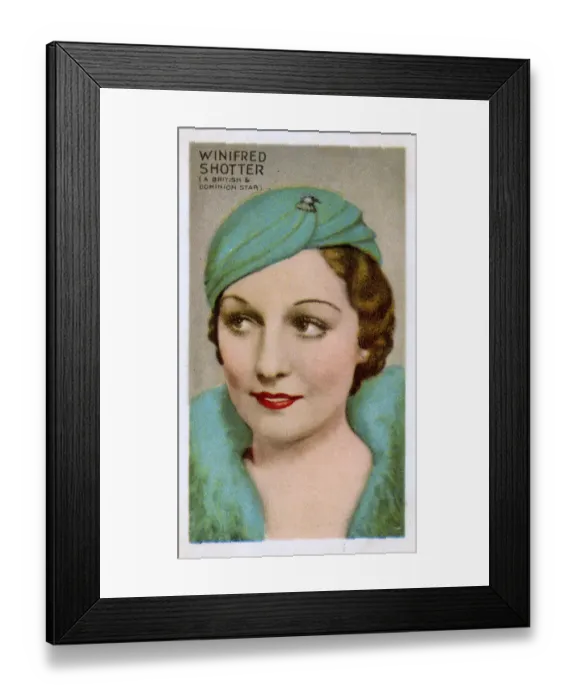 Framed Print : Winifred Shotter, English actress Framed Print : Winifred Shotter, English actress