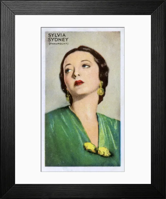 Framed Print : Sylvia Sydney, American actress Framed Print : Sylvia Sydney, American actress