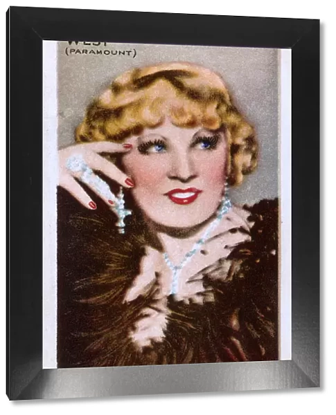 Mae West, American actress and singer