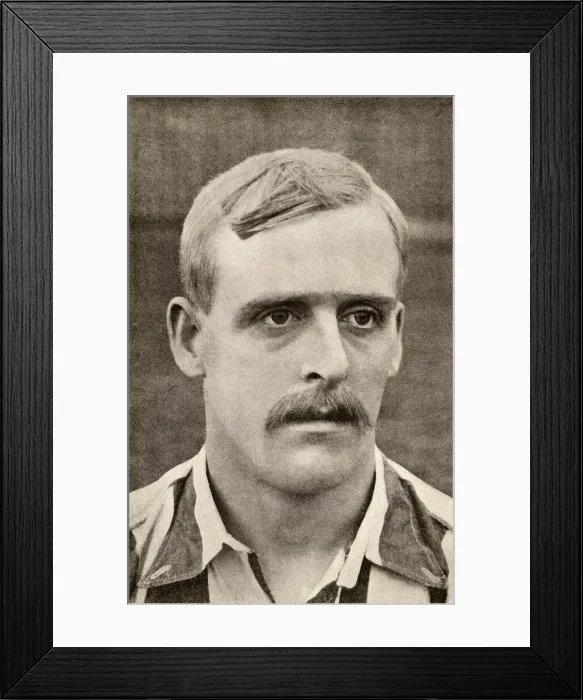 Framed Print : Alfred Common, footballer, Sheffield United and England Framed Print : Alfred Common, footballer, Sheffield United and England