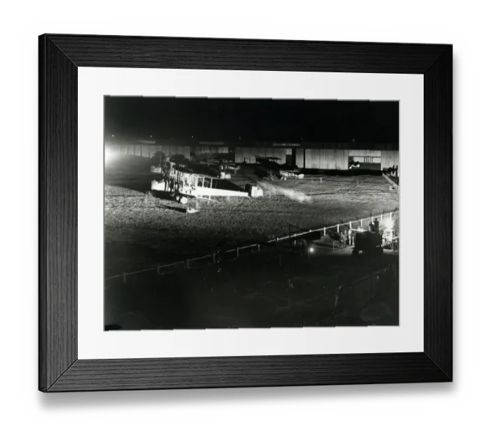 Framed Print : Croydon Airport, Surrey, at night Framed Print : Croydon Airport, Surrey, at night