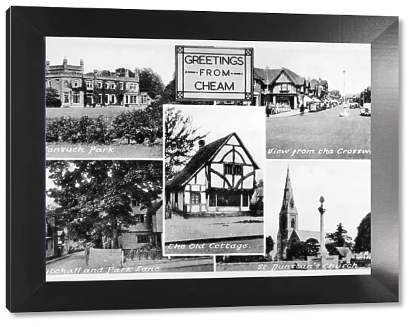 Five views of Cheam, Surrey