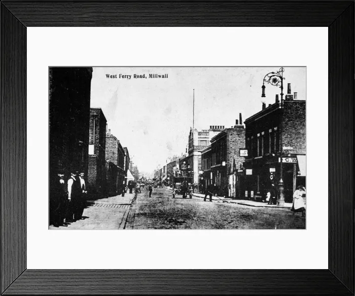 Framed Print : West Ferry Road, Millwall, East London Framed Print : West Ferry Road, Millwall, East London