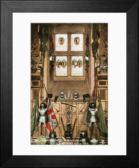 Framed Print : Stuart Window, Banqueting Hall, Edinburgh Castle, Scotland Framed Print : Stuart Window, Banqueting Hall, Edinburgh Castle, Scotland