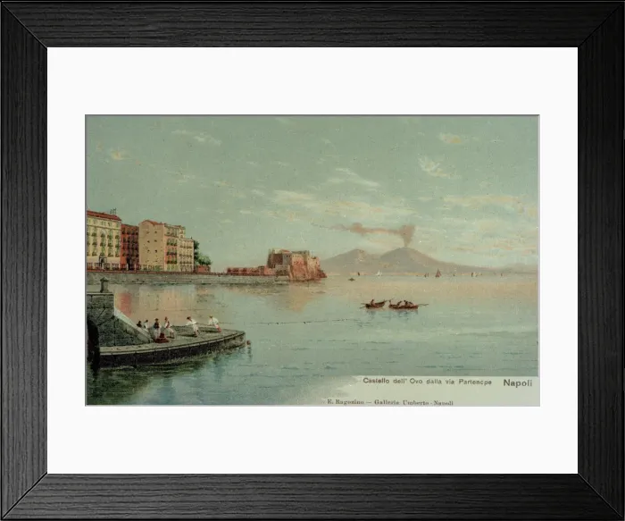 Framed Print : Castello dell Ovo, Naples, Italy