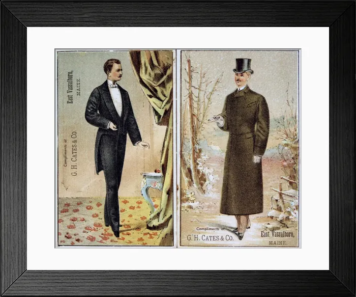 Framed Print : Advert, G H Cates & Co, East Vassalboro, Maine, USA Framed Print : Advert, G H Cates & Co, East Vassalboro, Maine, USA