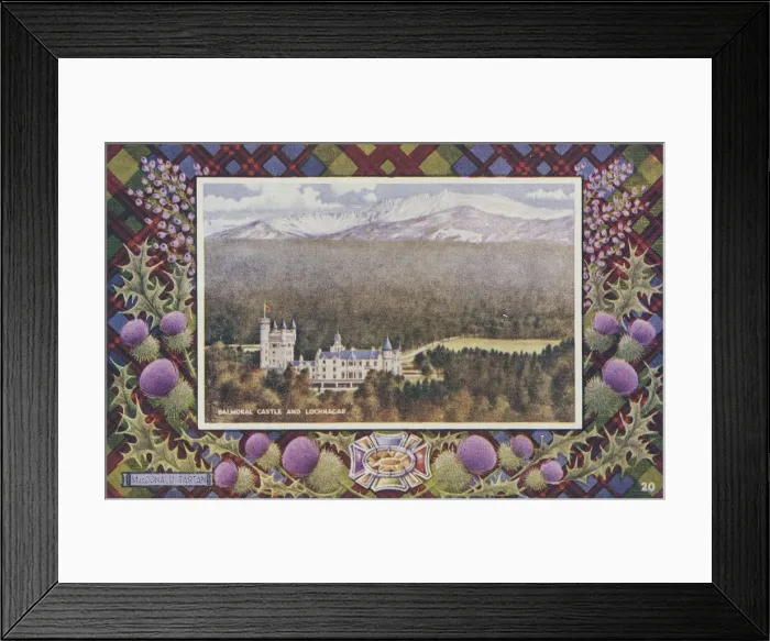 Framed Print : Balmoral Castle and Lochnagar, Scotland Framed Print : Balmoral Castle and Lochnagar, Scotland