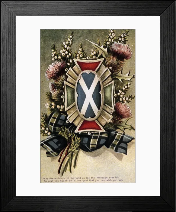 Framed Print : Emblems of Scotland Framed Print : Emblems of Scotland
