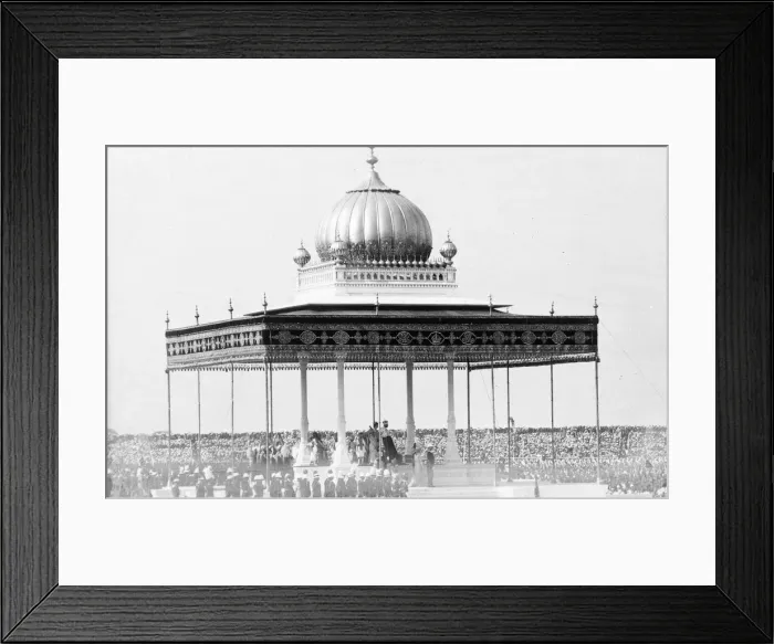 Framed Print : Pavilion, Coronation Durbar, Delhi, India Framed Print : Pavilion, Coronation Durbar, Delhi, India