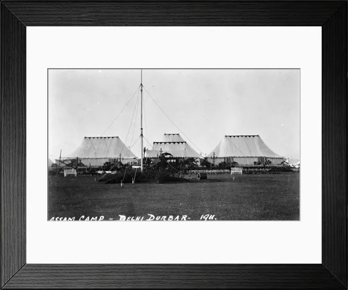 Framed Print : Assam Camp, Coronation Durbar, Delhi, India Framed Print : Assam Camp, Coronation Durbar, Delhi, India