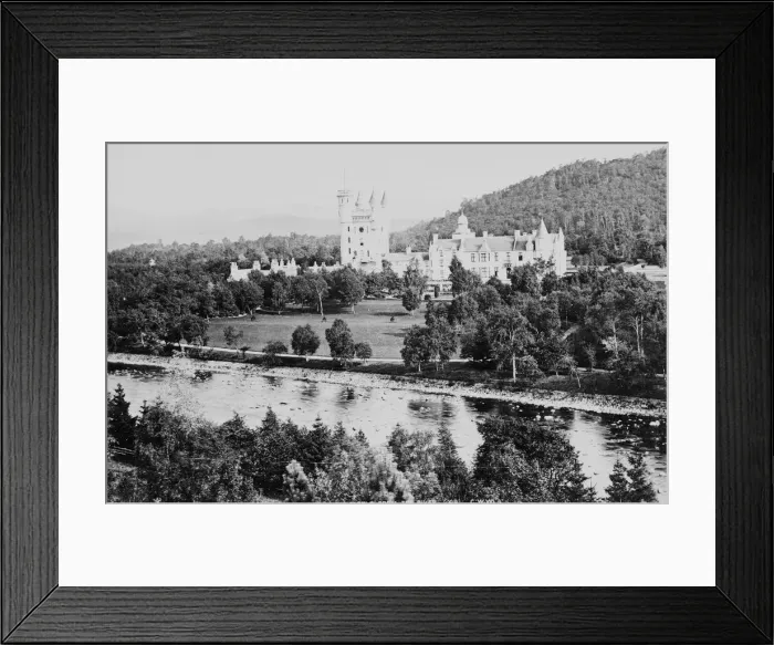 Framed Print : View of Balmoral Castle, Scotland