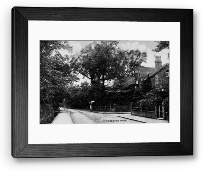 Framed Print : Worcester Park, SW London (Surrey) Framed Print : Worcester Park, SW London (Surrey)