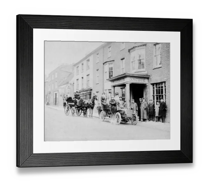 Framed Print : Anchor Hotel, High Street, Newport Pagnell, Buckinghamshire Framed Print : Anchor Hotel, High Street, Newport Pagnell, Buckinghamshire
