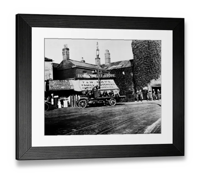 Framed Print : Mays family butchers shop, Great Yarmouth, Norfolk Framed Print : Mays family butchers shop, Great Yarmouth, Norfolk